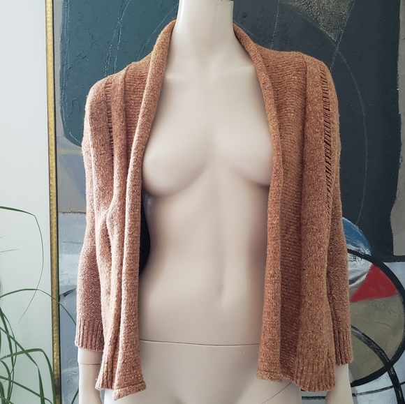 Rebecca Minkoff | Open-front Wool-blend Cardigan with Pockets - Picture 4 of 15